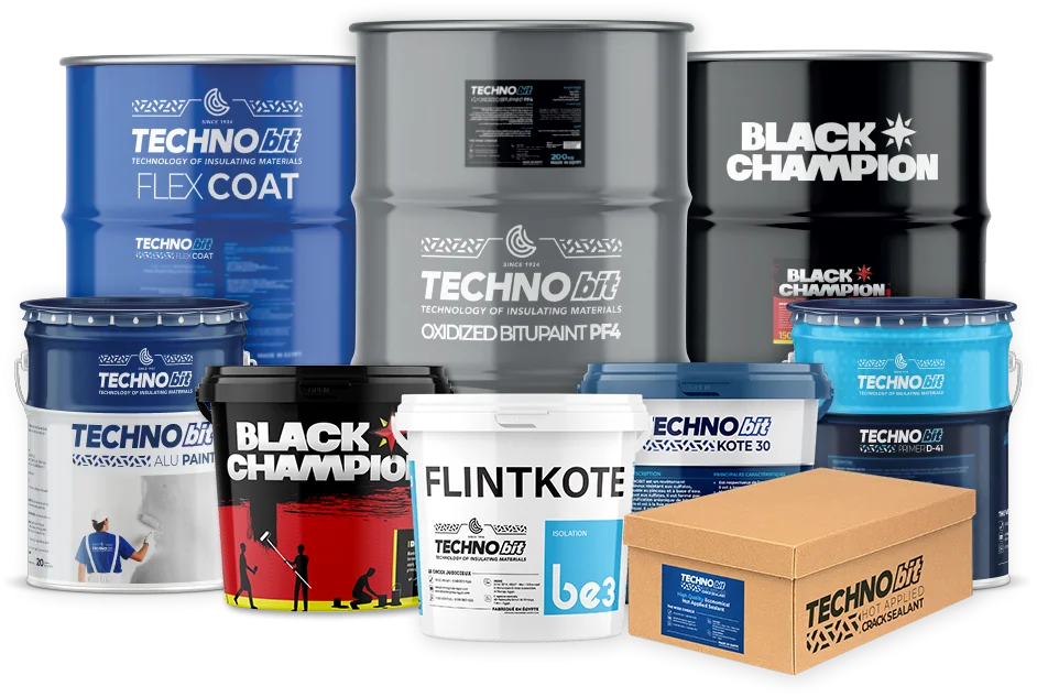 Bitumen Based Primers, Mastics, Adhesives and Paints